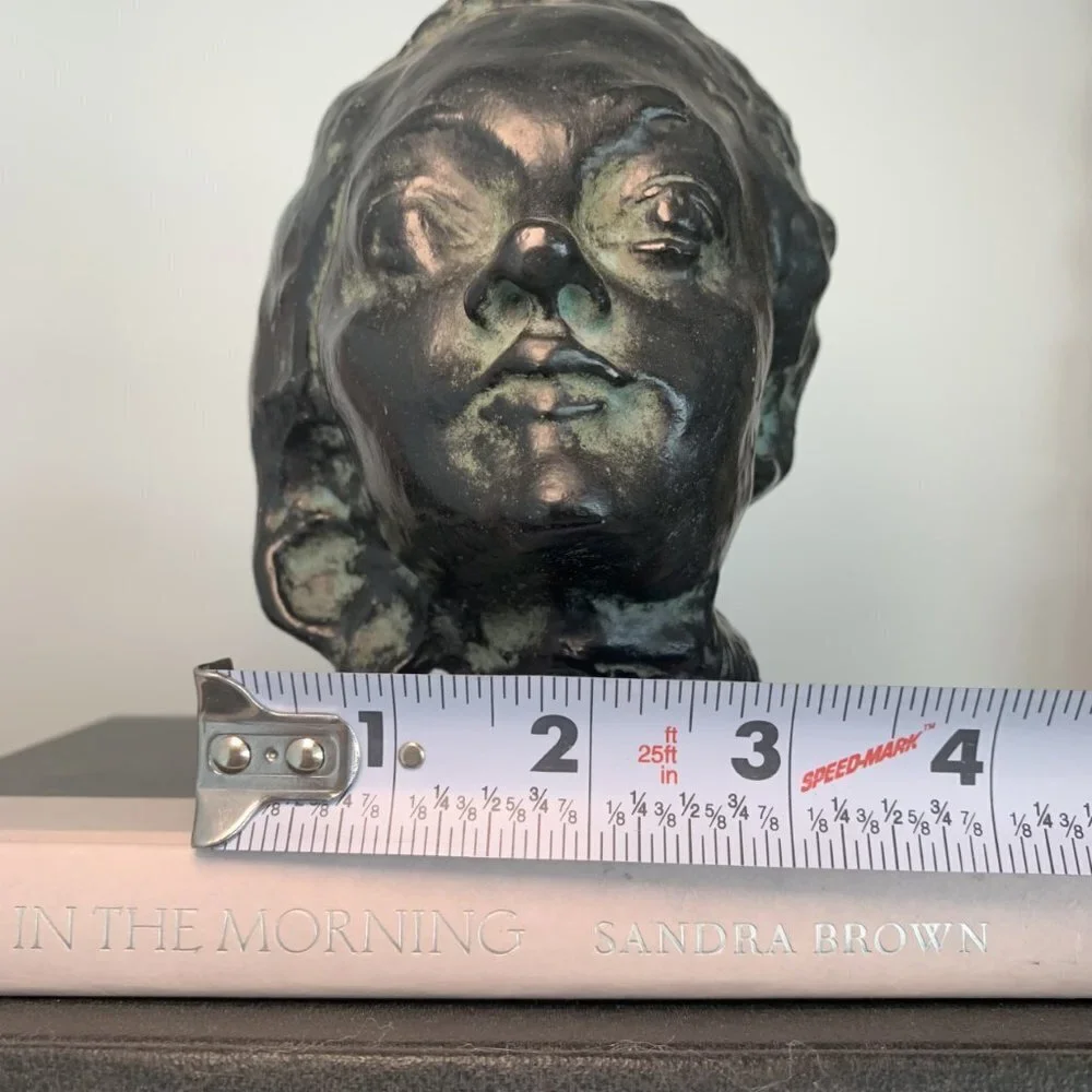 Head of a Girl Sculputure sigend A. Rodin - Picture 9 of 10